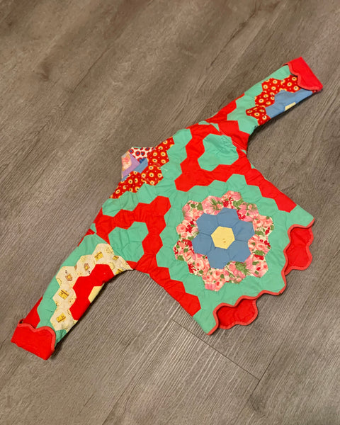‘You can’t hide’ kids quilted kimono