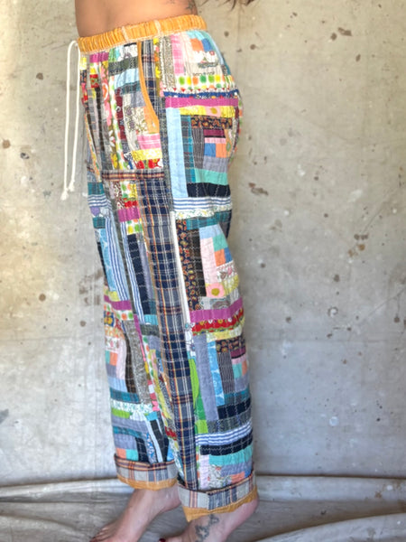 T time quilted lounge pants