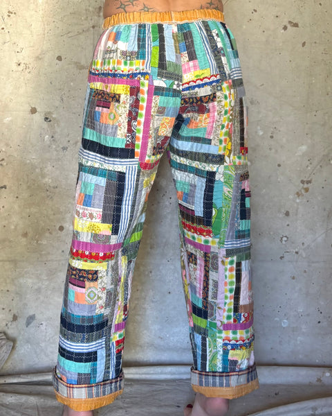 T time quilted lounge pants