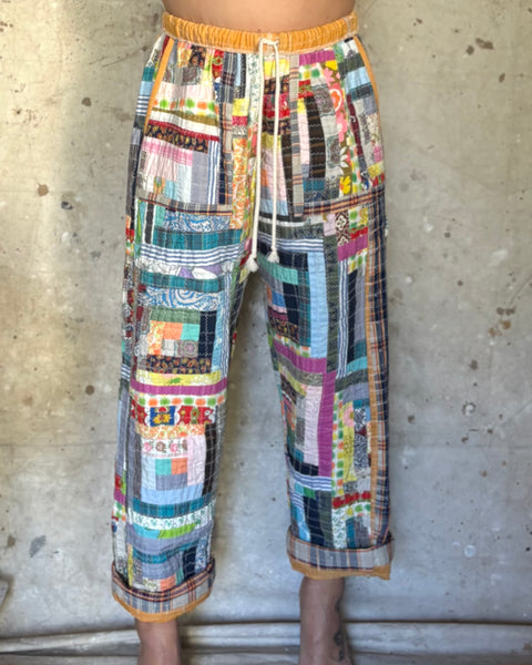 T time quilted lounge pants