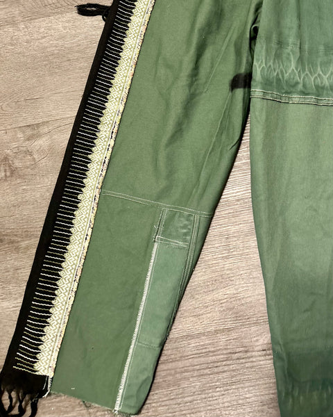 Embroidered Army patched Lounge pant