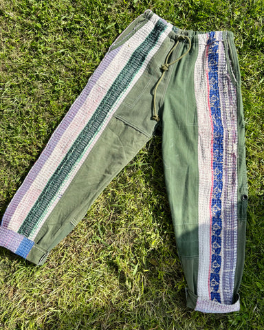 Army and Royal Kantha Lounge Pant
