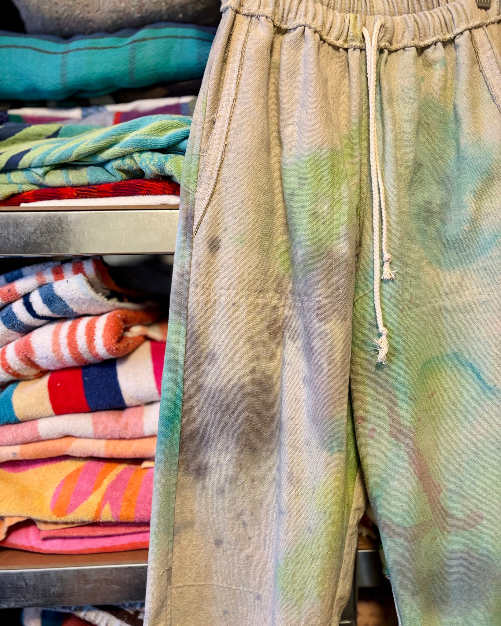 Neon Drop Cloth Loung Pant
