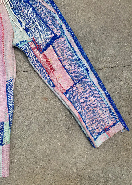 Color blocked Kantha Lounge Pant