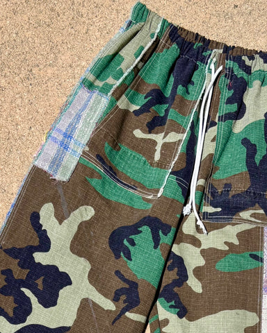 Camo and Kantha Loung pant