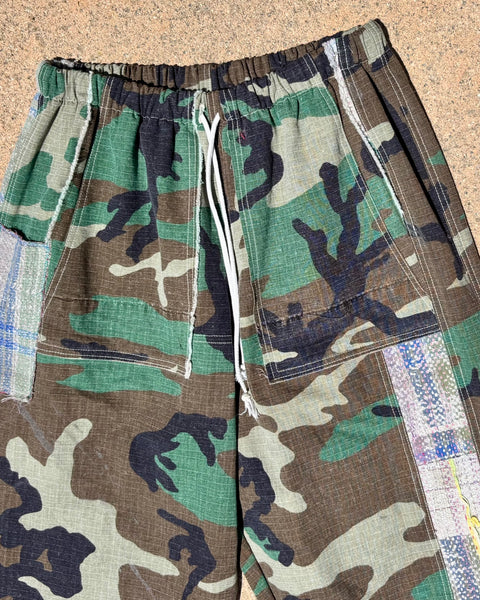 Camo and Kantha Loung pant