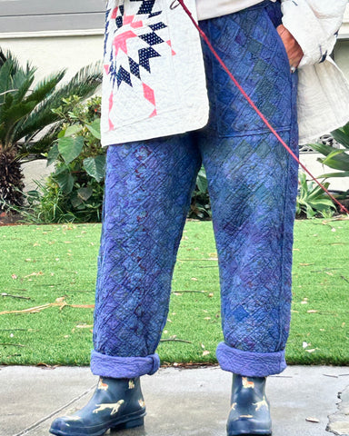 Overdyed Quilted Lounge Pant