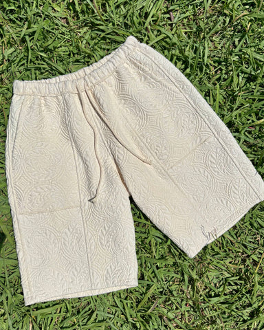 Ivory Quilted Short