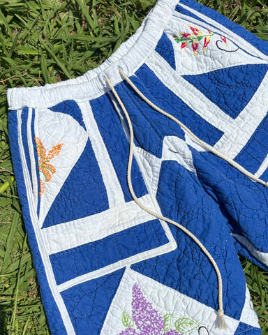 50 States Vintage Quilted Short