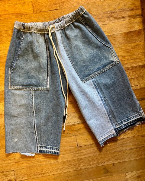 Vintage Levi’s patchwork short
