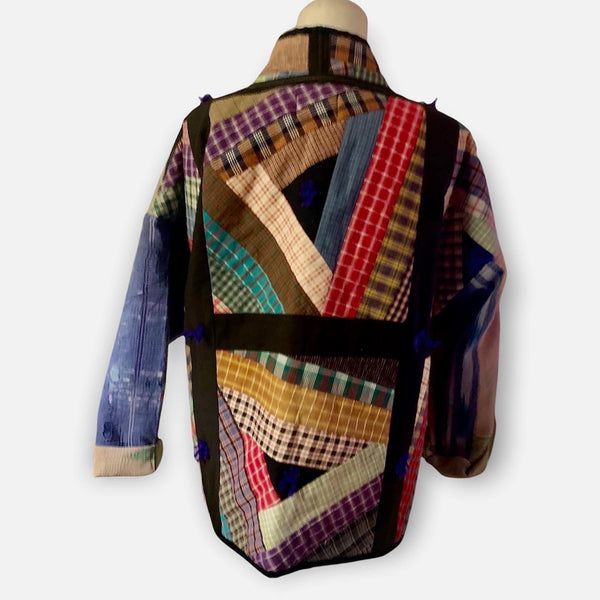 Kantha and Quilt Kimono Jacket