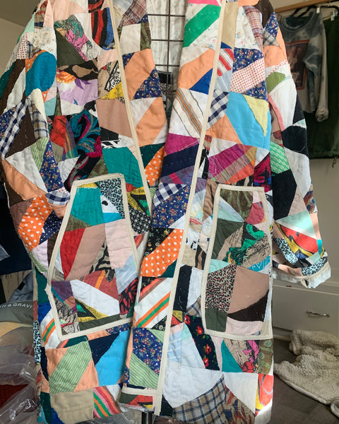 Oversized Crazy Quilt Kimono jJacket