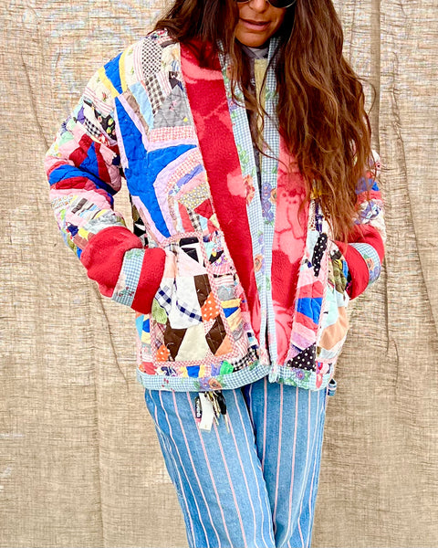 Multicolor Multi quilt Jacket