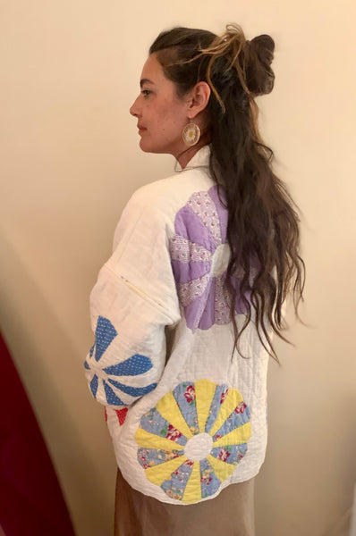 Light Bright Pinwheel Kimono Jacket