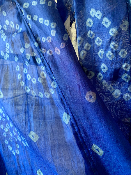 Royal Blue Sheer Robe
