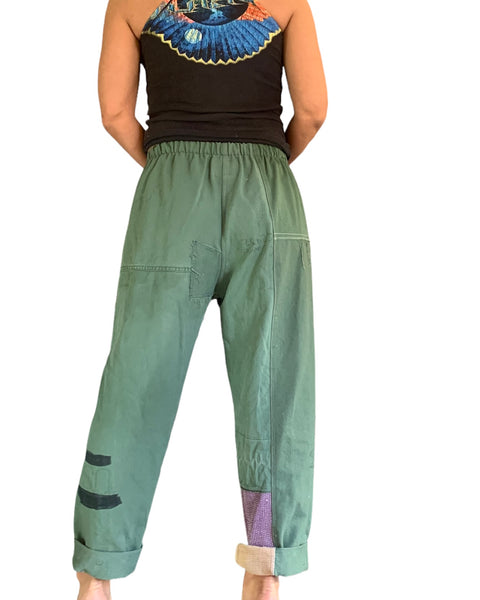 Jewel toned statement sweatpants