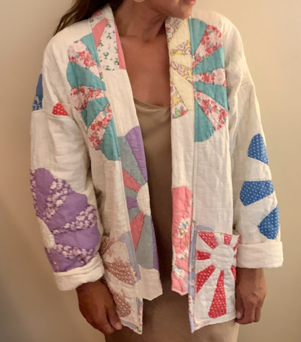 Light Bright Pinwheel Kimono Jacket